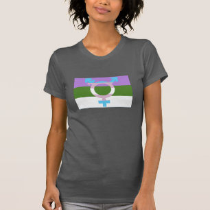 Camiseta Bandera de género queer Símbolo transgénero