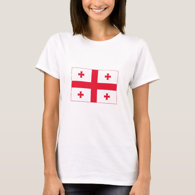 Camiseta Bandera de Georgia (Anverso)