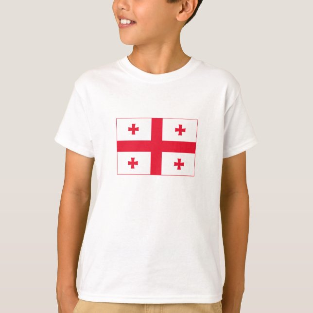 Camiseta Bandera de Georgia (Anverso)