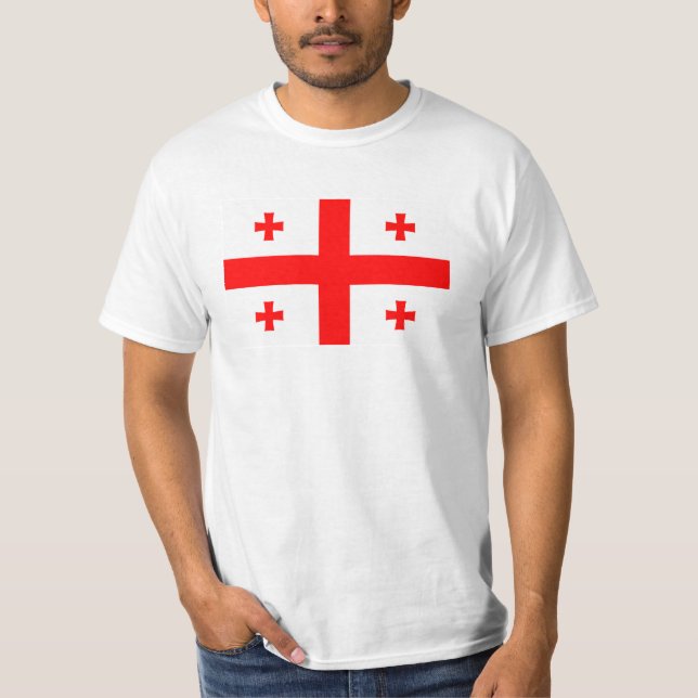 Camiseta Bandera de Georgia (Anverso)