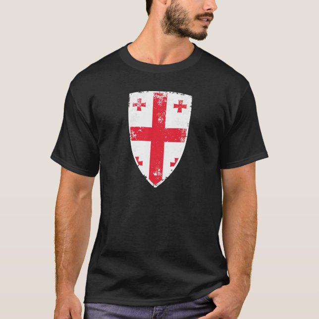 Camiseta Bandera de Georgia (Anverso)