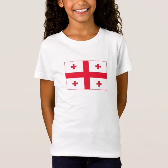 Camiseta Bandera de Georgia (Anverso)