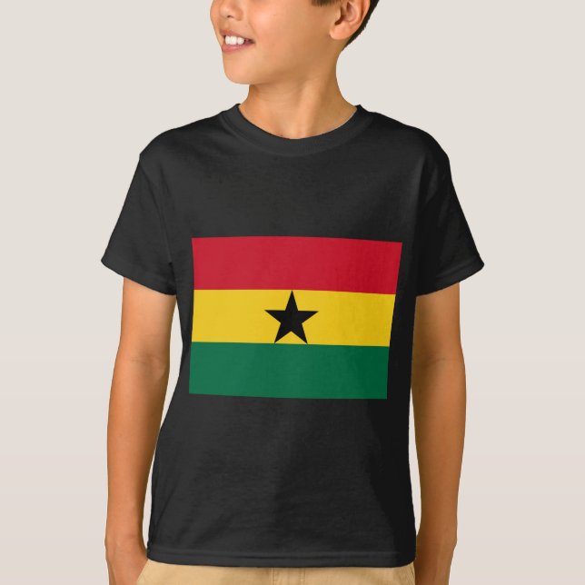 Camiseta Bandera de Ghana (Anverso)