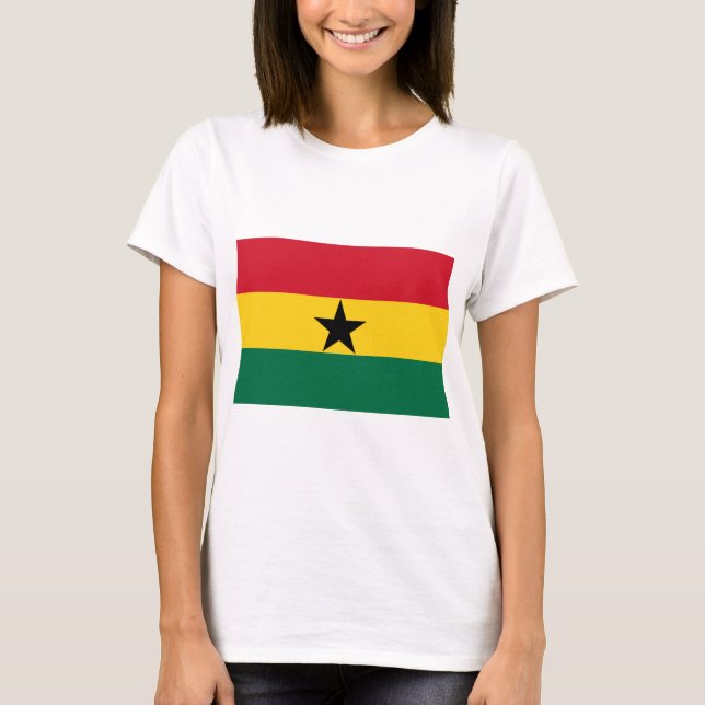Camiseta Bandera de Ghana (Anverso)