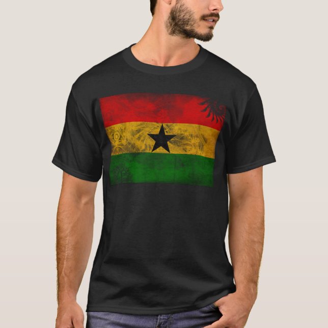 Camiseta Bandera de Ghana (Anverso)