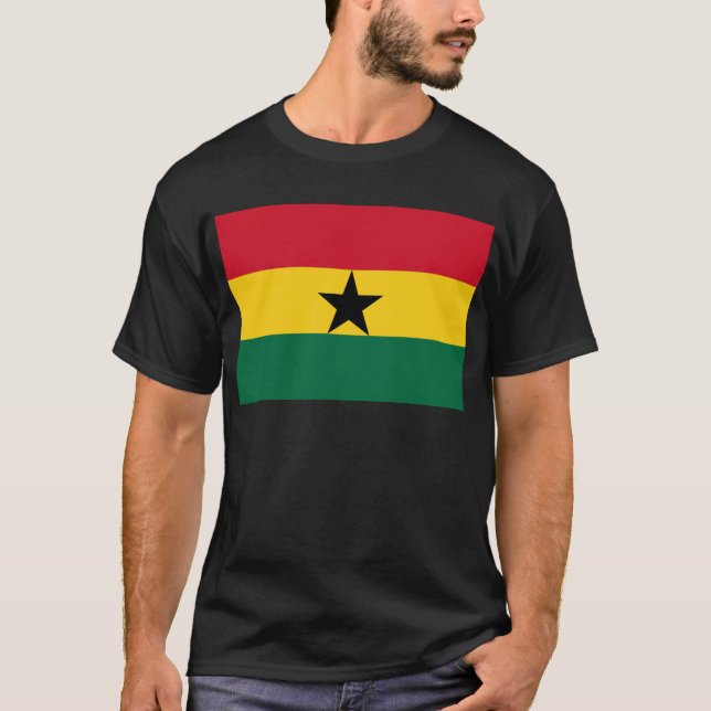 Camiseta Bandera de Ghana (Anverso)