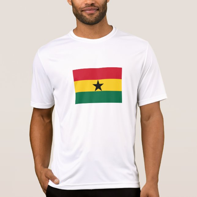 Camiseta Bandera de Ghana (Anverso)