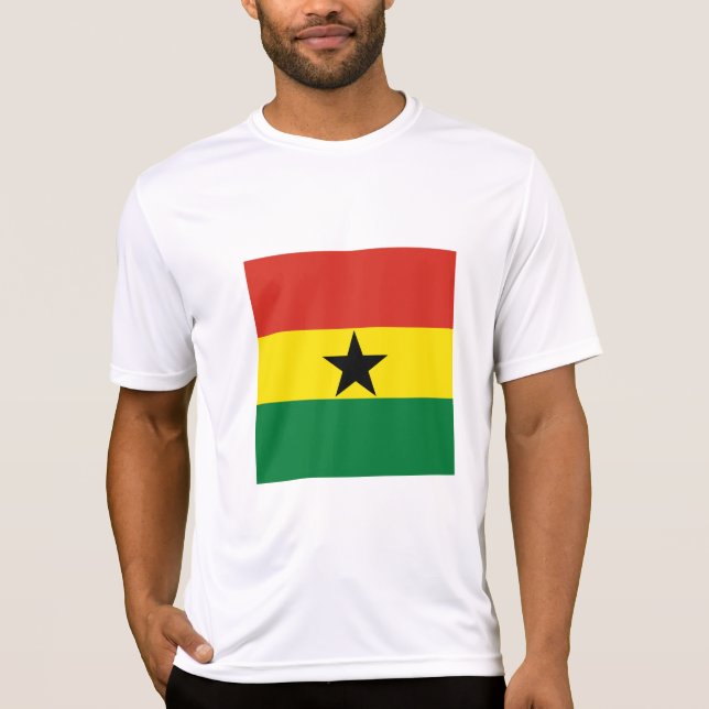 Camiseta Bandera de Ghana (Anverso)