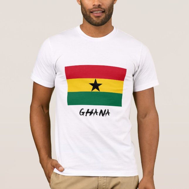 Camiseta Bandera de Ghana (Anverso)