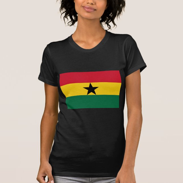 Camiseta Bandera de Ghana (Anverso)