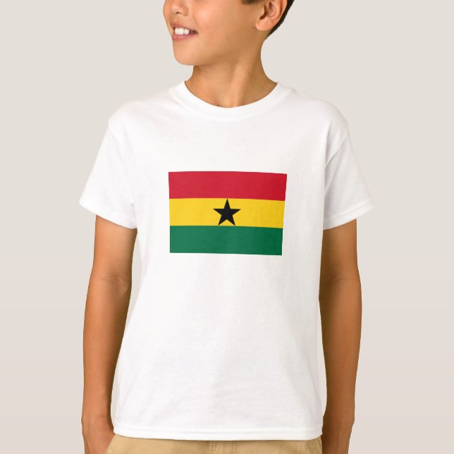 Camiseta Bandera de Ghana (Anverso)