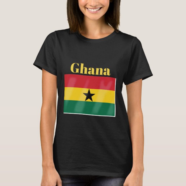 Camiseta Bandera de Ghana (Anverso)