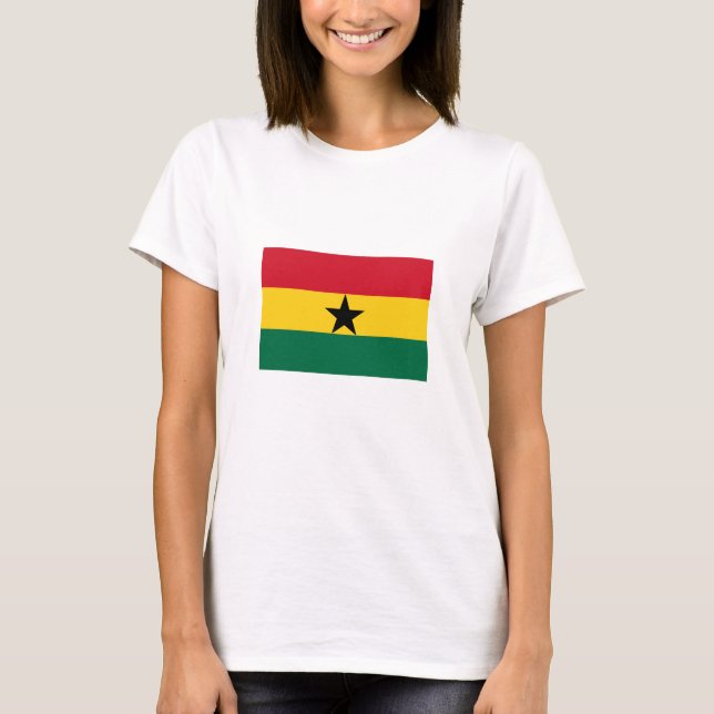 Camiseta Bandera de Ghana (Anverso)