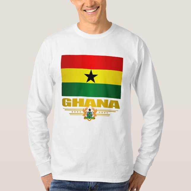 Camiseta Bandera de Ghana (Anverso)