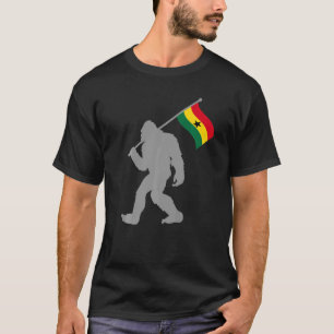 Camiseta Bandera De Ghana En La Bandera De Ghana