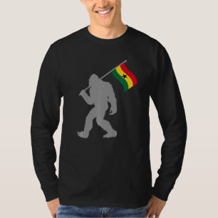 Camiseta Bandera De Ghana En La Bandera De Ghana