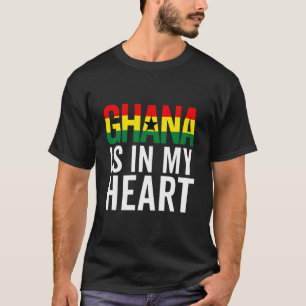 Camiseta Bandera De Ghana Para Hombres Mujeres Raíces Del O