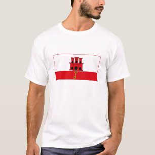 Camiseta Bandera de Gibraltar