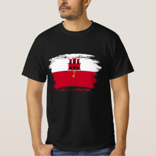 Camiseta Bandera de Gibraltar