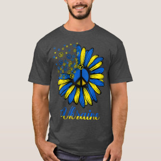 Camiseta Bandera de girasol de Ucrania