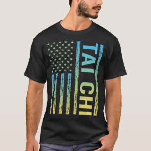 Camiseta Bandera de gradiente Tai Chi