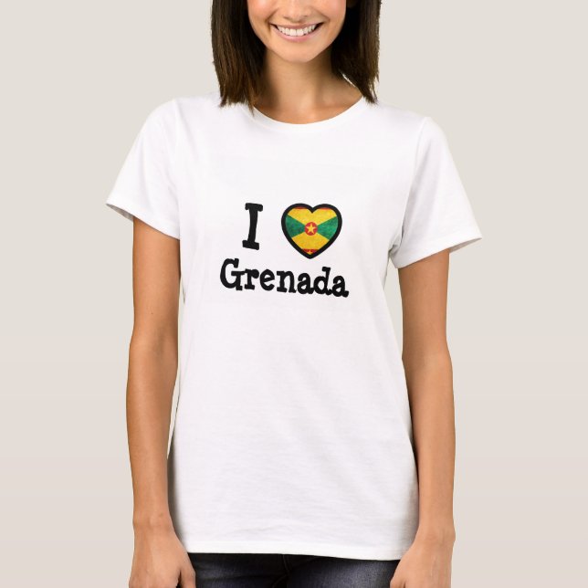 Camiseta Bandera de Granada (Anverso)