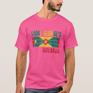 Camiseta Bandera de Granada de San Jorge masculina niños