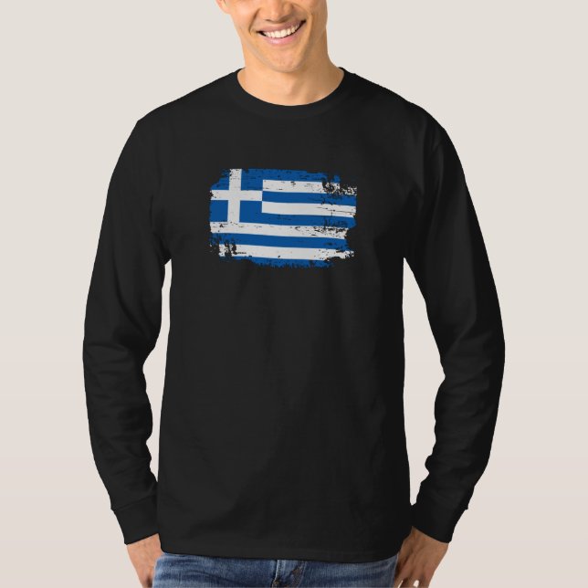 Camiseta Bandera de Grecia (Anverso)