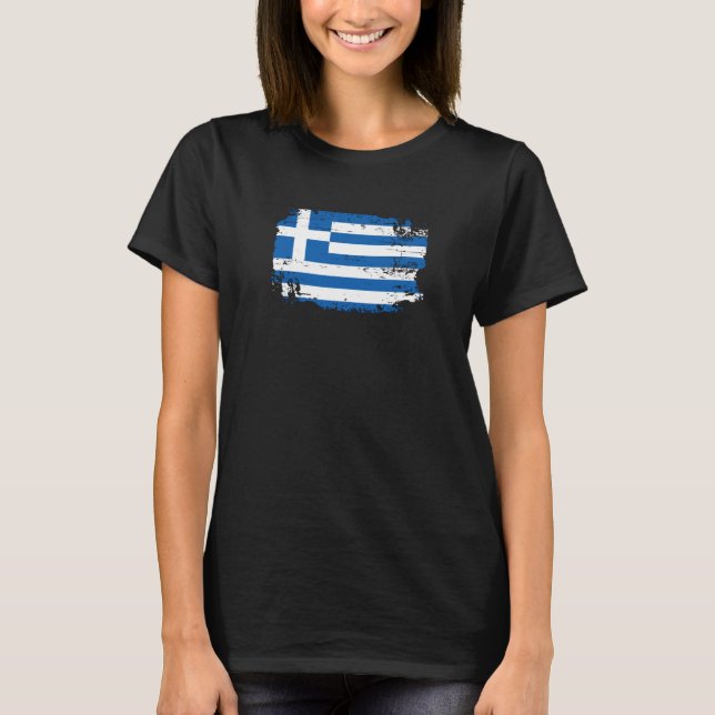 Camiseta Bandera de Grecia (Anverso)