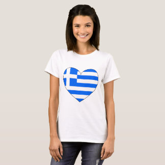 Camiseta Bandera de Grecia simple