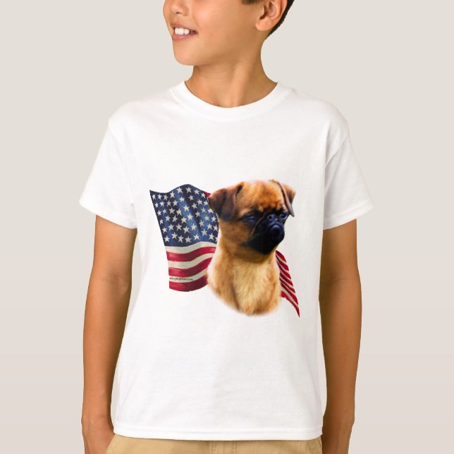 Camiseta Bandera de Griffon de Bruselas (Anverso)