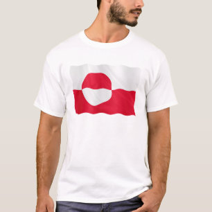 Camiseta bandera de Groenlandia