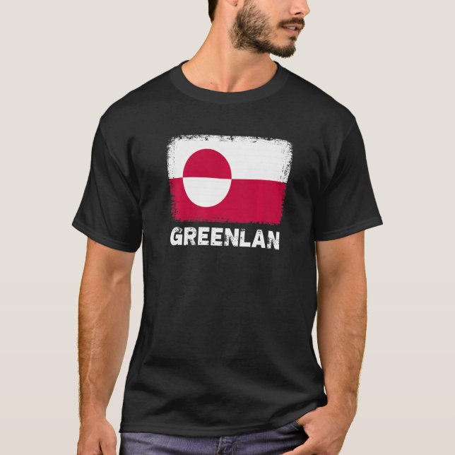 Camiseta Bandera de Groenlandia apoya a las mujeres de Groe (Anverso)