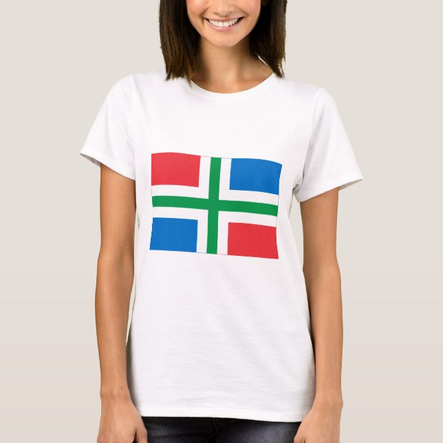 Camiseta Bandera de Groninga (Anverso)