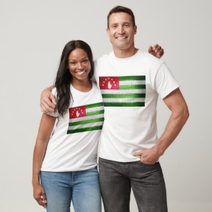 Camiseta Bandera de Grunge Abkhazia