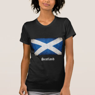 Camiseta Bandera de Grunge de Escocia