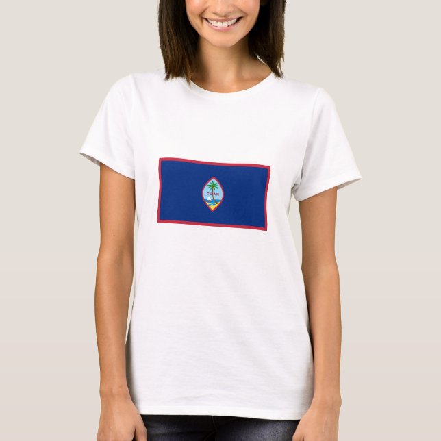 Camiseta Bandera de Guam (Anverso)