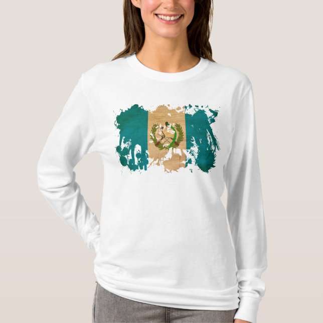Camiseta Bandera de Guatemala (Anverso)