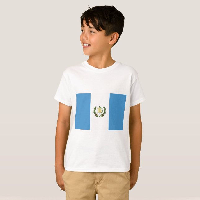 Camiseta Bandera de Guatemala (Anverso completo)