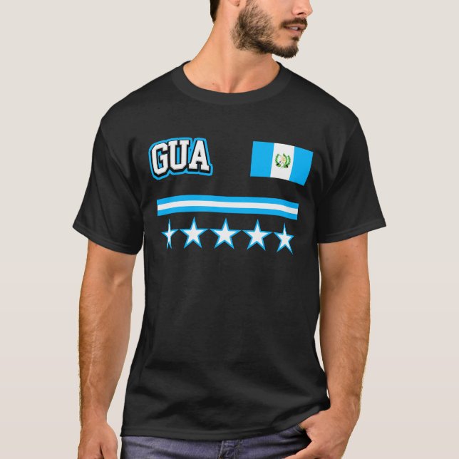 Camiseta Bandera de Guatemala (Anverso)
