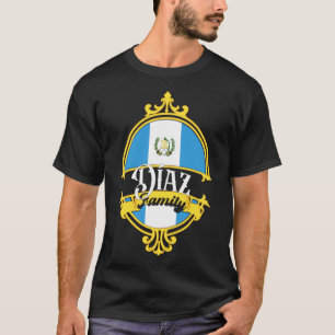 Camiseta Bandera de Guatemala de la Familia Diaz