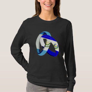 Camiseta Bandera de Guatemala El Salvador Anillo de Crecimi