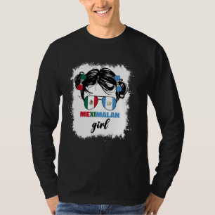 Camiseta Bandera De Guatemala En México Medio Mexicano Y Gu