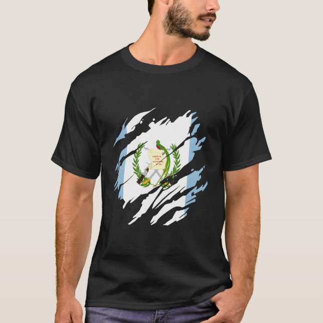 Camiseta Bandera de Guatemala Guatemala (Anverso)