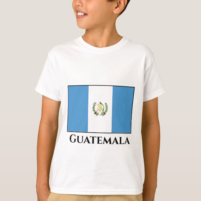 Camiseta Bandera de Guatemala (Guatemala) (Anverso)