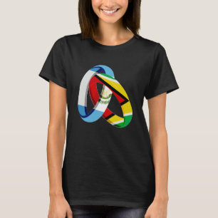 Camiseta Bandera de Guatemala Guyana Grown Ring Marriot Bod