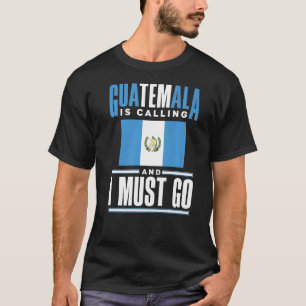 Camiseta Bandera De Guatemala Llama Guatemala Y