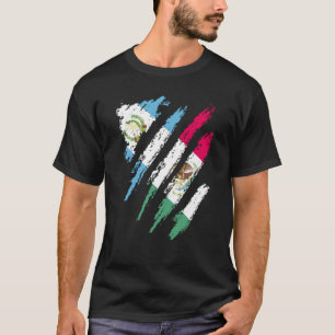 Camiseta Bandera de Guatemala México cultivó la franja patr