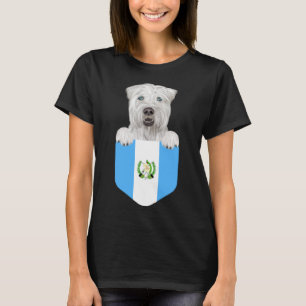 Camiseta Bandera de Guatemala Rueda blanda recubierta de te
