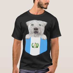 Camiseta Bandera de Guatemala Rueda blanda recubierta de te